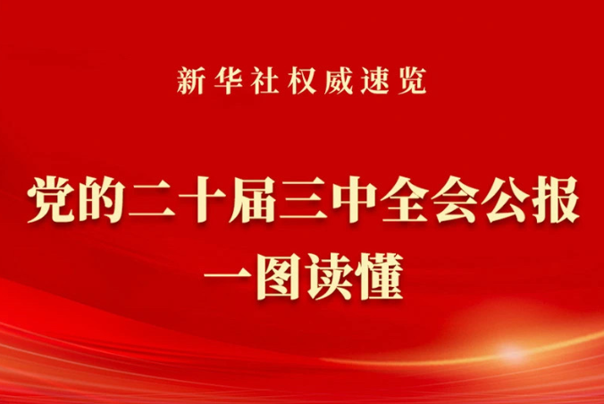 党的二十届三中全会公报一图读懂